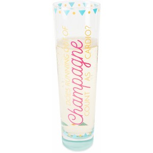 Pavilion Gift Company - Running out of Champagne - 8 oz. Stemless Champagne Flute - Drinkware - 1 of 4