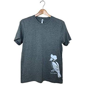 JCS Wildlife Elvis Bird Deep Heather Grey Shirt - 1 of 3