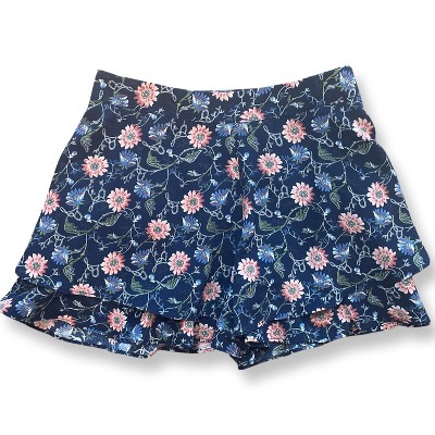 Girl's Ruffle Floral Shorts - For All Seasons