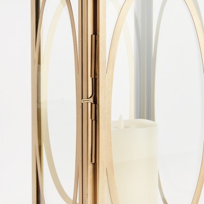 Gold Hanging Colonial Revival Candle Lantern