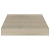vidaXL Floating Wall Shelves 4 pcs Oak 9.1"x9.3"x1.5" MDF - 4 of 4