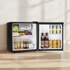 VEVOR Mini Fridge, 1.6 Cu.Ft, Single Door Compact Refrigerator, Metal Shelf, Energy Efficient Small Refrigerator, Reversible Door, Silver - 2 of 4