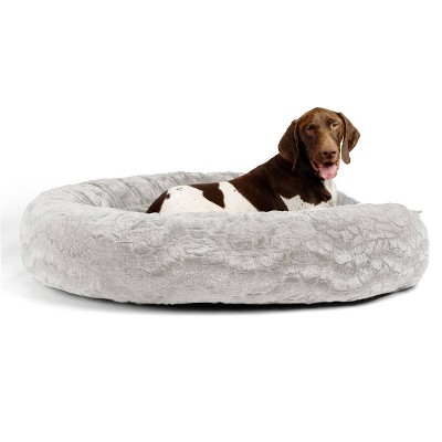 Best Friends by Sheri Donut Lux Dog Bed - 45"x45" - Gray