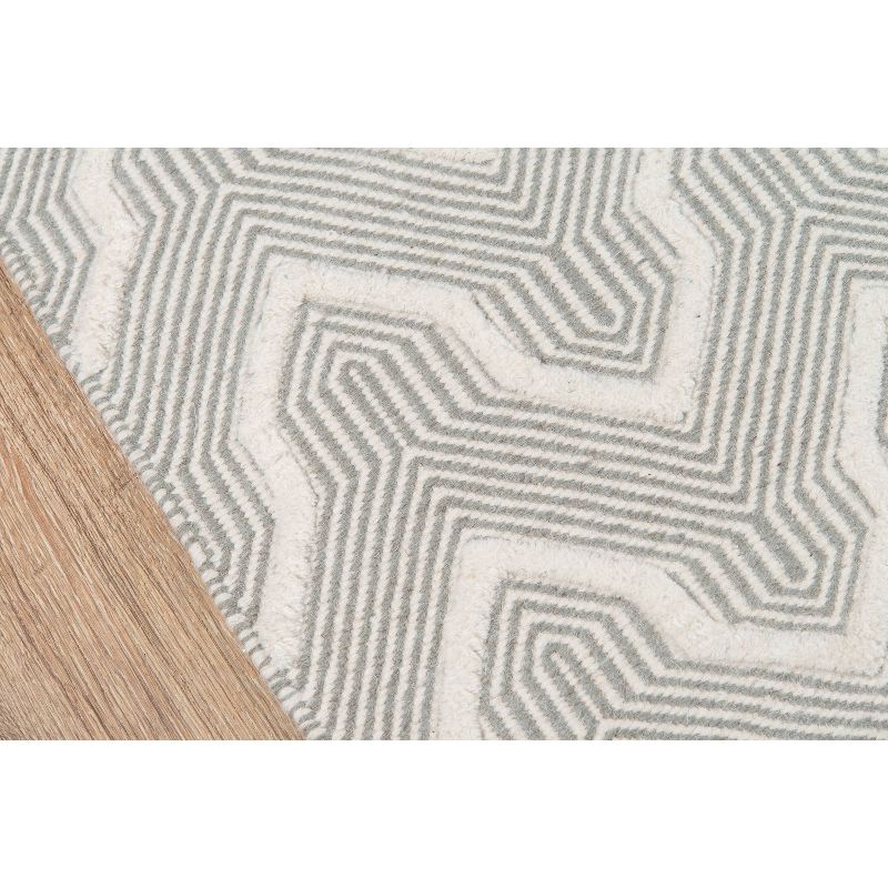  Langdon Prince Hand Woven Wool Area Rug Gray - Erin Gates by Momeni, 4 of 10