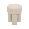 Meridian Furniture,Larson Polyester Fabric Ottoman/Stool - 3 of 4