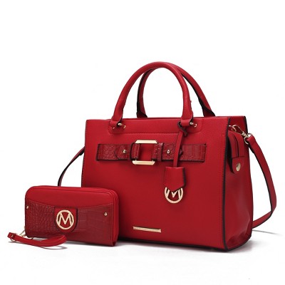 MKF Collection Virginia Vegan Leather Women’s Tote Bag with Wallet by Mia K