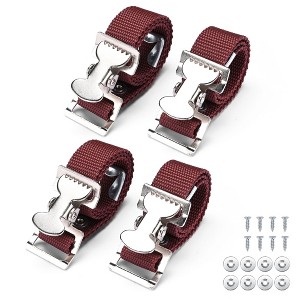Yescom 4 pcs Drywall Stilt Straps Adjustable Foot Band Strap Replacement Kit Part Repair Accessories - 1 of 4