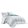 ESCA Decima 3 Piece Bedspread (reversible)Queen: 1 Bedspread 90 In.x90 and 2 shams 20 In.x26 In. - 2 of 4