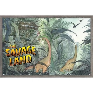Trends International Marvel: Hero Lands - The Savage Land 2 Framed Wall Poster Prints - 1 of 4