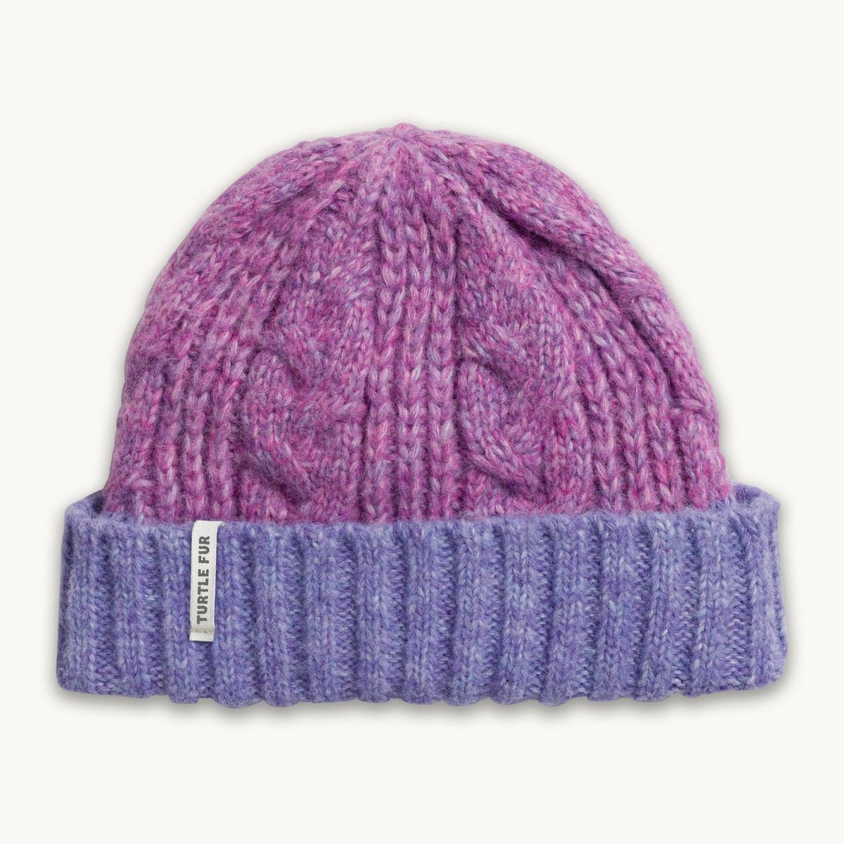 Turtle Fur Youth Recycled Miso Beanie - Cuffed Fully-Lined Knit Winter Cold Weather Hat