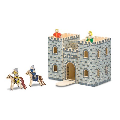 wooden castle dollhouse