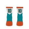 NFL Miami Dolphins T Hill Bobble Youth Socks: Cushioned Heel & Toe, Team Logo Design - 2 of 3