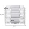 BABYYER Kids Toy Storage Cabinet, Multi-Functional Nursery Organizer with 12 Bins, Kids' Furniture Set for Playroom, Bedroom and Living Room - 4 of 4