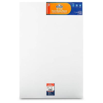 Elmer&#39;s 36&#34; x 48&#34; Tri-Fold Foam Presentation Board - White