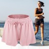 Unique Bargains Womens Flowy Running Shorts Casual High Waisted Workout Shorts 1Pc - 2 of 4