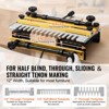 VEVOR Dovetail Jig, 12 in Width, Dove Tailing Router Jigs with 4 Router Bits & 3 Templates, Precise Alignment Dove Tail Jig, Yellow - 3 of 4