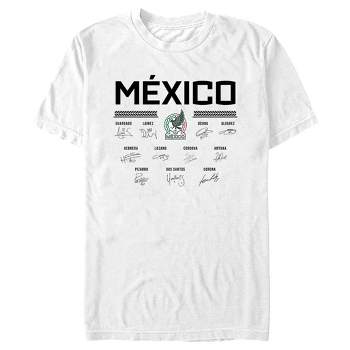 Mexico Flag Black Short Sleeve T Shirt Black
