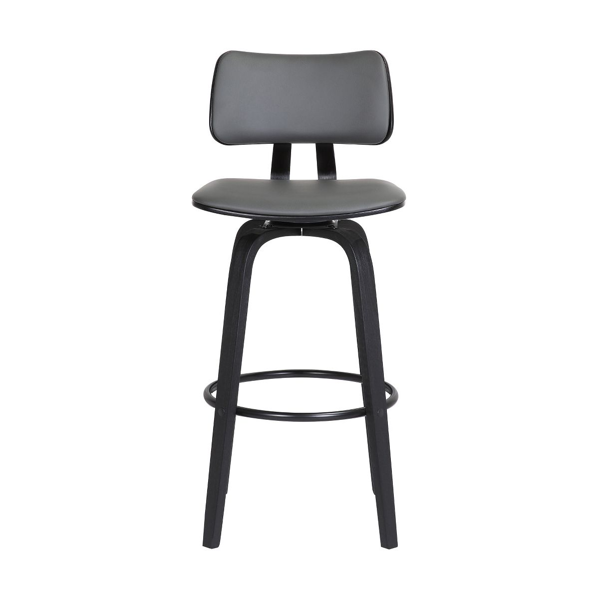 Pico Upholstered Swivel Barstool - thumbnail 3