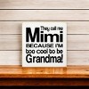 Slickblue They Call Me Mimi Wood Sign – Rustic Knotty Pine 7x7 Wall Decor for Grandma, Multiple Colors - 3 of 3