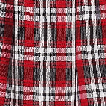 red/graphite plaid