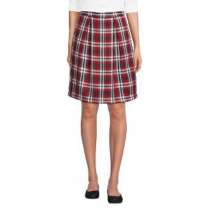 Lands' End School Uniform Women's Plaid Skort Top of Knee - 1 of 4