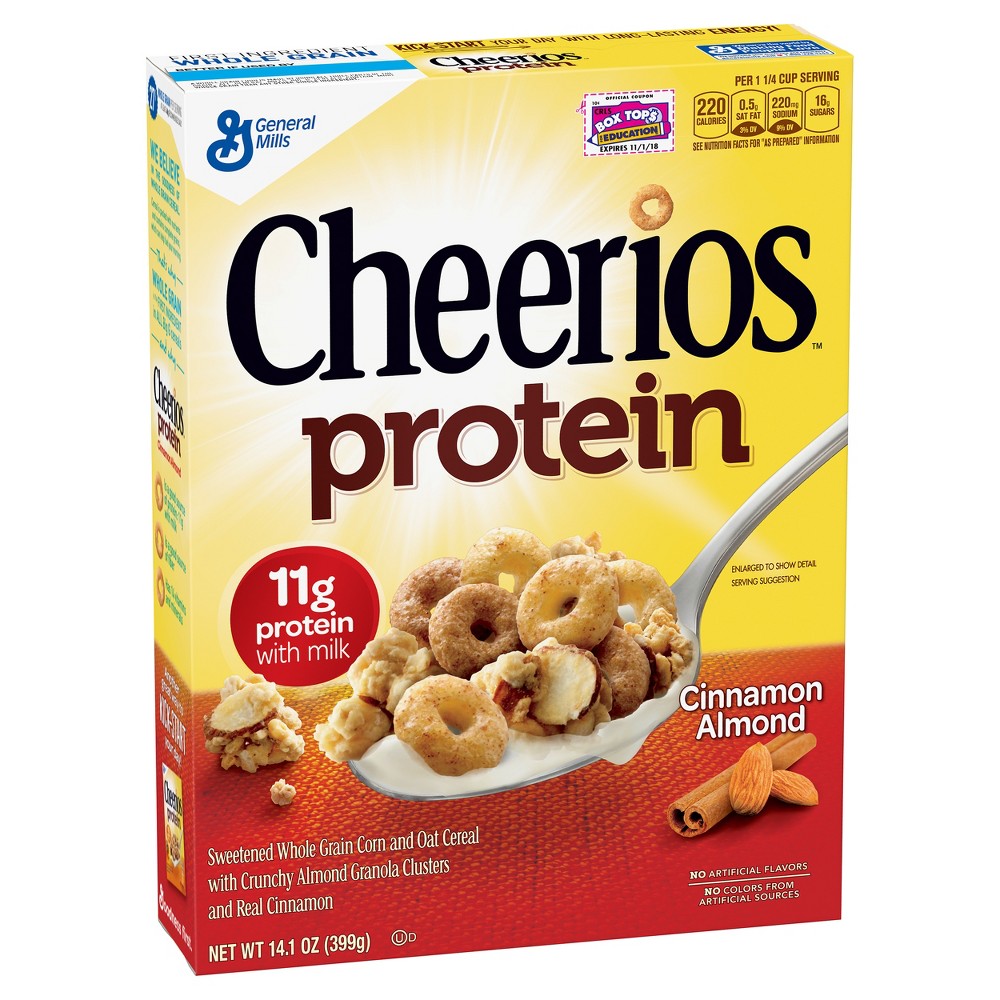 UPC 016000450677 product image for Cheerios Protein Cinnamon Almond Breakfast Cereal - 14.1oz - General Mills | upcitemdb.com