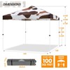 EAGLE PEAK 10x10 Pop Up Canopy Instant Tent w/ 4 Weight Bags - 3 of 4