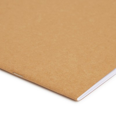 Large Brown Kraft Paper Softcover Sketchbook Journals, 8.5x11 Inches, 6 Pack