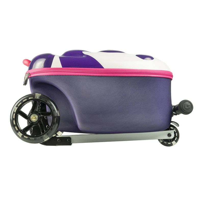 Kiddietotes Kids' Hardside Carry On Suitcase Scooter, 4 of 8