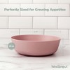 WeeSprout Bamboo Kids Bowls, Set of Four Kid-Sized Dinnerware, Cereal, Leftovers & Snack Bowl - 2 of 4