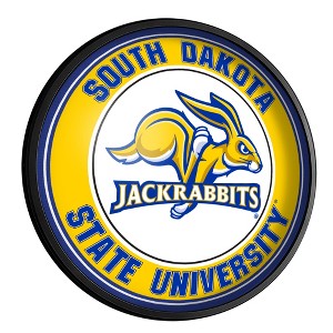 College Round Slimline Lighted Wall Sign - 1 of 1