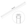 Unique Bargains Lamp and Lantern Water Cooling System Acrylic Rigid Round Pipe Clear 10" - 2 of 4