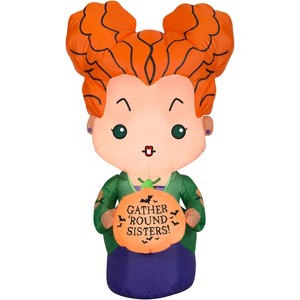 Disney Airblown Inflatable Hocus Pocus Winifred, 3.5 ft Tall, Orange - 1 of 4