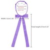 Allegra K Women's Pre-Tied Adjustable Solid Color Bow Tie - 3 of 4