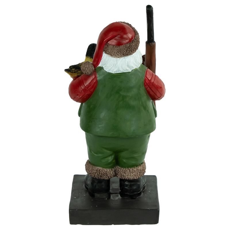 Northlight 8.5" Hunter Santa with Duck Christmas Stocking Holder, 4 of 5