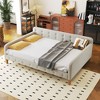 Whisen Full Size Upholstered Daybed with 4 Support Legs - 3 of 4