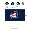Full Color PVC Mat, 16" x 28", Columbus Blue Jackets - 3 of 4