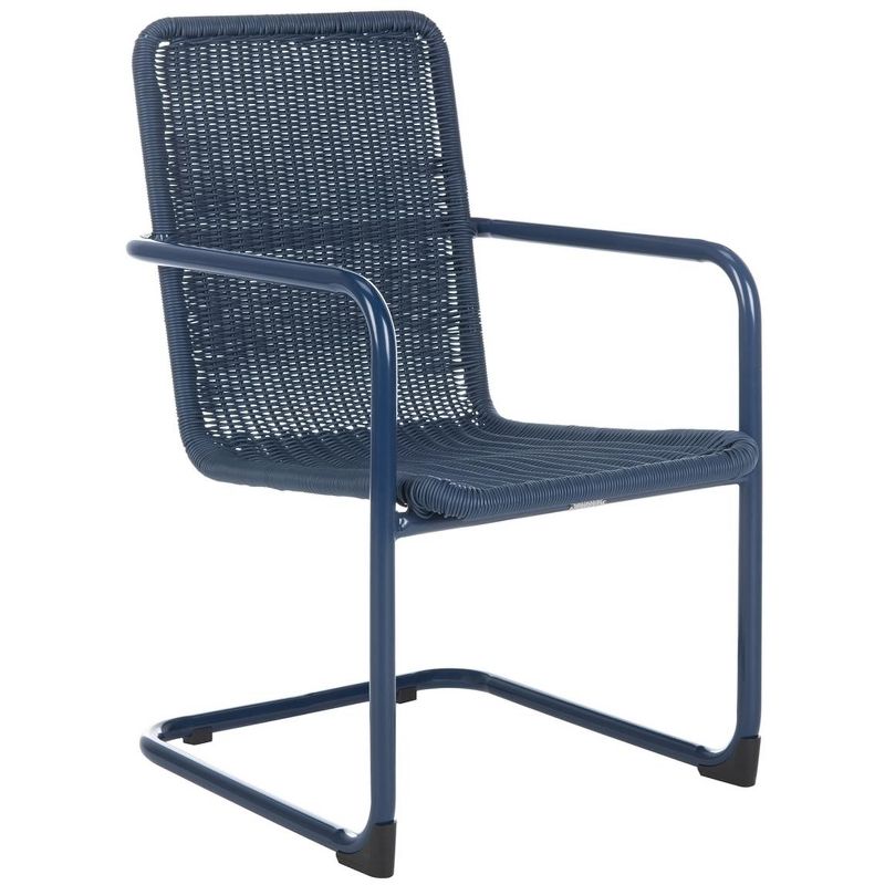 Hutton Chair (Set of 2) - Navy - Safavieh., 4 of 10