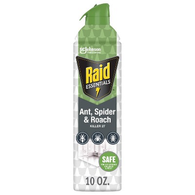 Raid Essentials Ant Spider Roach Killer 27 Aerosol 10 Oz Target