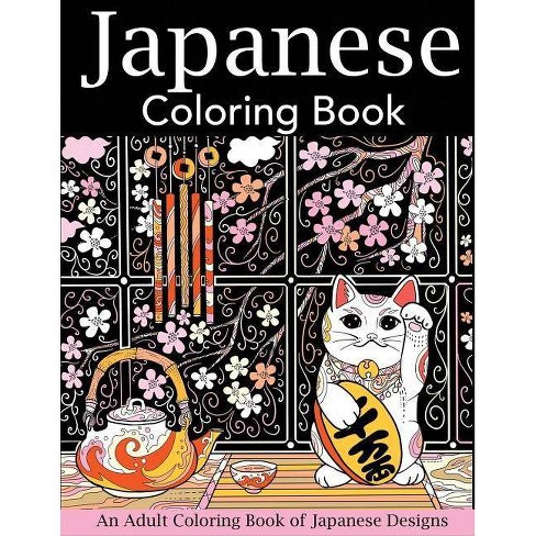 Download Japanese Coloring Book Japan Coloring Book By Creative Coloring Paperback Target