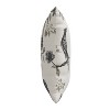 Saro Lifestyle 18"x18" Shaana Polyester Square Throw Pillow Ink : 20x20 Inch Polyester, Machine Washable Cloth Napkins - 2 of 4