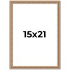 PosterPalooza | Deco Brown Picture Frame - UV Acrylic, Foam Board Backing, Hanging Hardware - 2 of 4