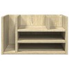 vidaXL Desk Organiser Sonoma Oak 17.5x9.4x9.8" Engineered Wood - 4 of 4