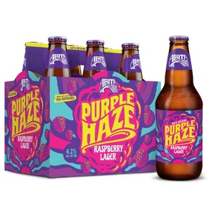 Abita Purple Haze Raspberry Lager Beer - 6pk/12 fl oz Bottles - 1 of 4