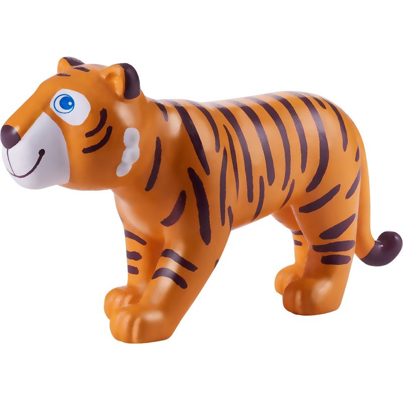 HABA Little Friends Tiger - 4" Chunky Plastic Zoo Animal Toy Figure, 2 of 6