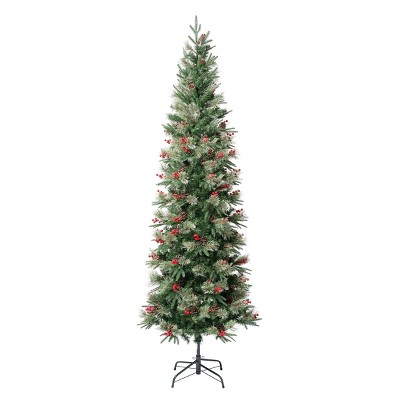 National Tree Company First Traditions Unlit Slim Virginia Pine Artificial Christmas Tree