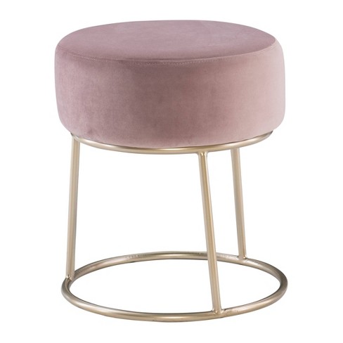 Pink best sale vanity seat