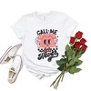 Simply Sage Market Women's Call Me Never Phone Short Sleeve Graphic Tee - 3 of 3