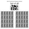 Big Dot of Happiness Cow Print - Mini Candy Bar Wrapper Stickers - Farm Animal Party Small Favors - 40 Count - 3 of 4