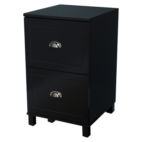 Two Drawer Filing Cabinet Black Target